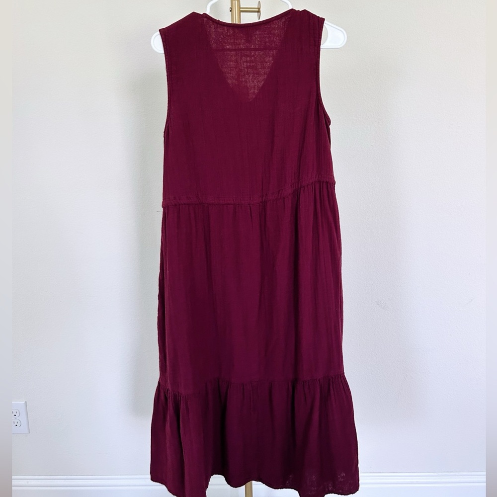 Time and Tru Cotton Gauze Sleeveless Dress - S - Picture 3 of 3